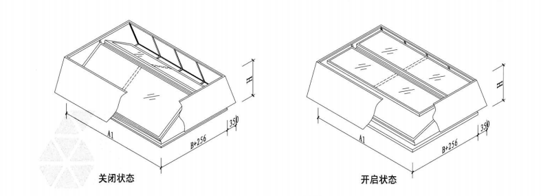 避風(fēng)型電動天窗